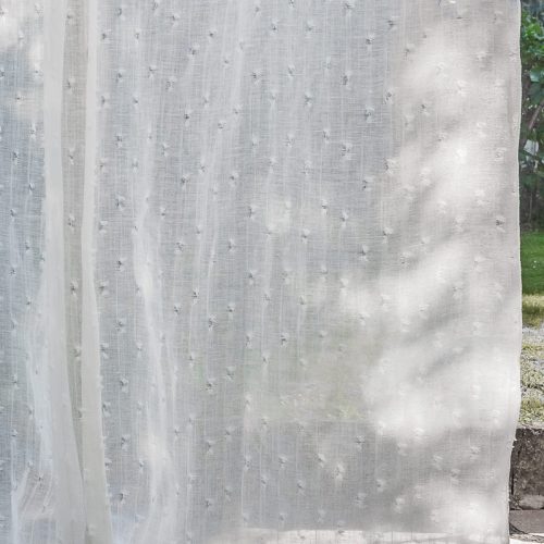 Primo piano di una tenda per interni realizzata da Intertende